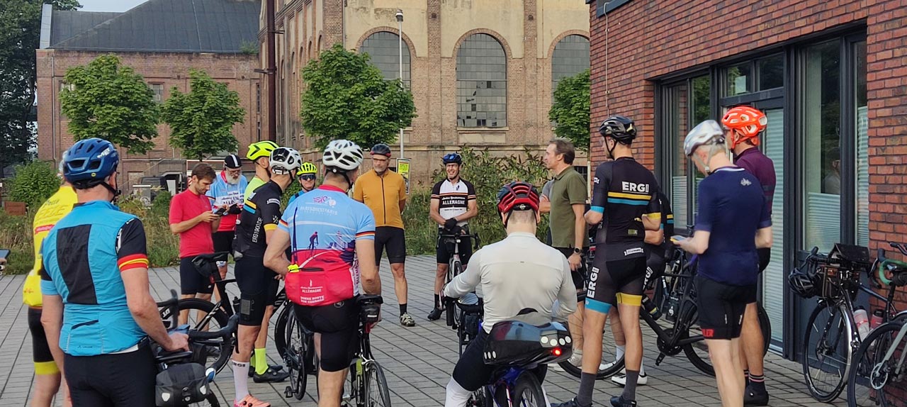 Start am Leo in Dorsten, ehemaliges Bergwerk Fürst Leopold